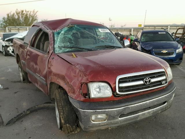 5TBBT44122S282192 - 2002 TOYOTA TUNDRA ACC MAROON photo 1