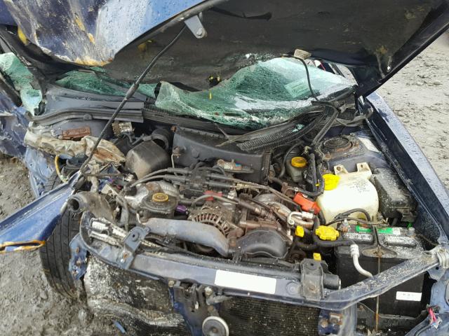 JF1SF65512H729018 - 2002 SUBARU FORESTER S BLUE photo 7