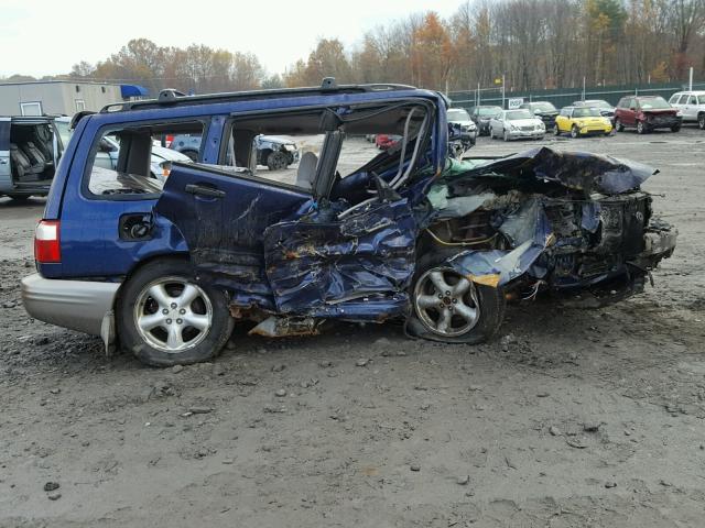 JF1SF65512H729018 - 2002 SUBARU FORESTER S BLUE photo 9