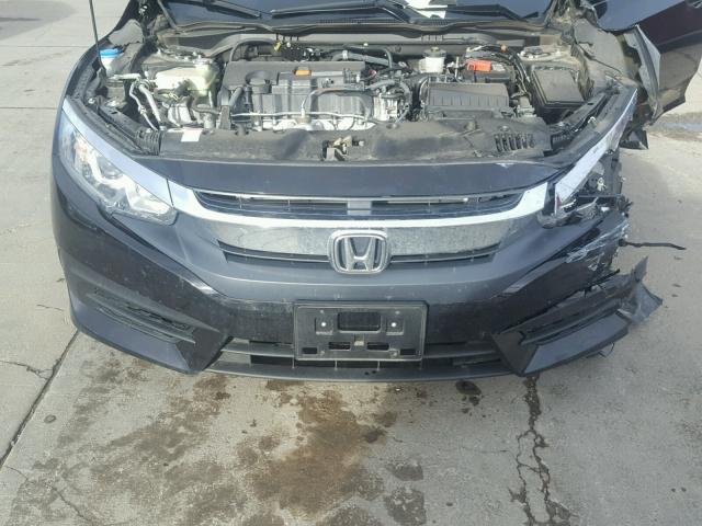 2HGFC2F78HH504337 - 2017 HONDA CIVIC EX შავი ფოტო 7