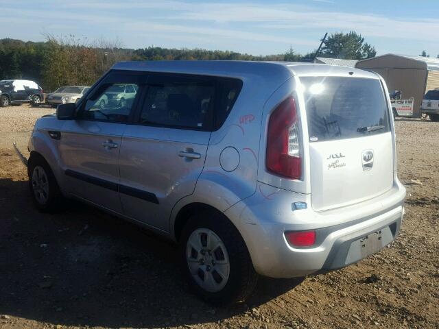 KNDJT2A50D7513358 - 2013 KIA SOUL SILVER photo 3