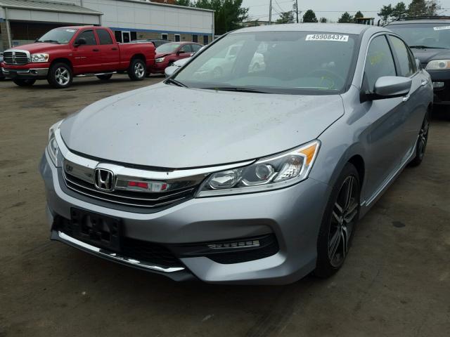 1HGCR2F59GA132357 - 2016 HONDA ACCORD SPO SILVER photo 2