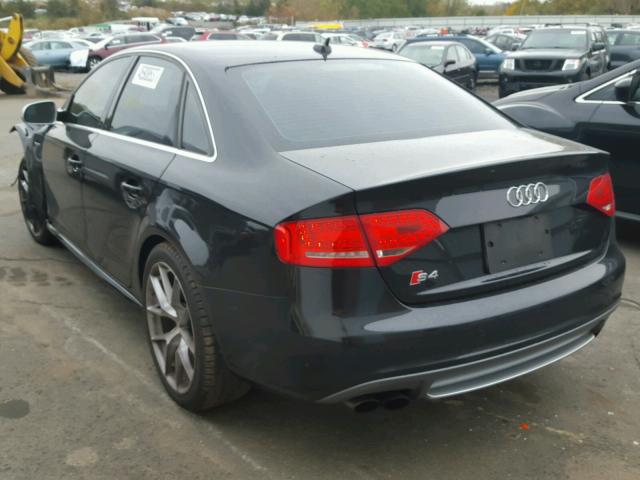 WAUKGAFL9AA067815 - 2010 AUDI S4 PRESTIG BLACK photo 3