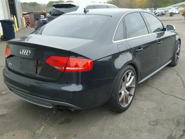 WAUKGAFL9AA067815 - 2010 AUDI S4 PRESTIG BLACK photo 4