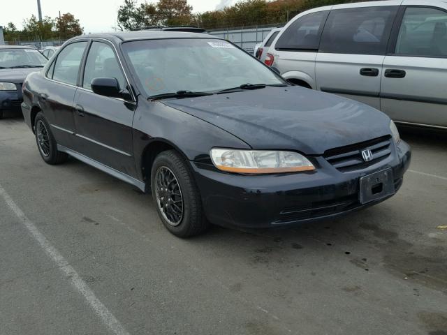 1HGCG66542A072817 - 2002 HONDA ACCORD BLACK photo 1