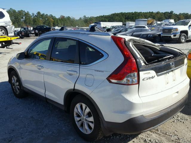 5J6RM4H75CL080381 - 2012 HONDA CR-V EXL 白色 照片 3