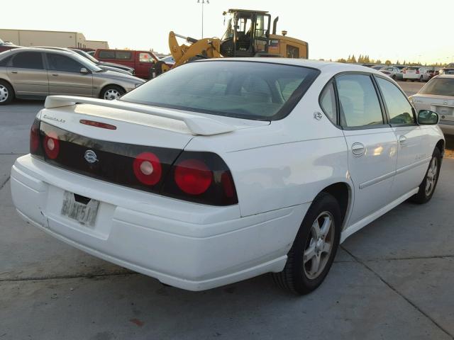 2G1WH52K149382591 - 2004 CHEVROLET IMPALA LS WHITE photo 4