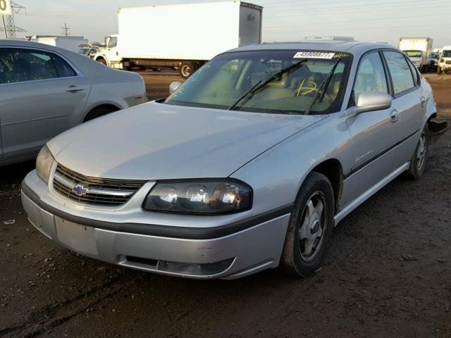 2G1WH55K629181410 - 2002 CHEVROLET IMPALA SILVER photo 2