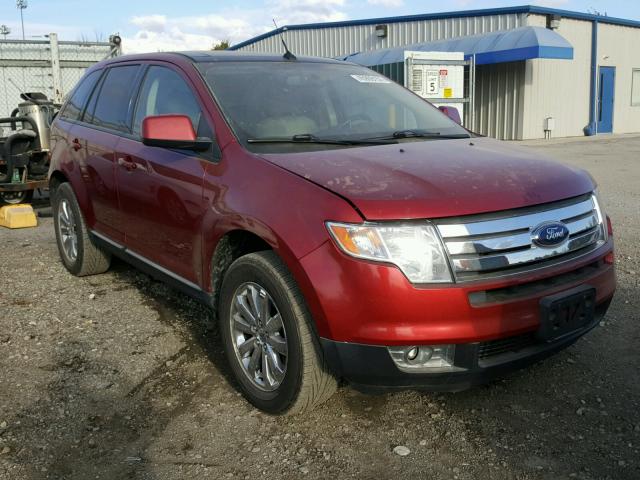 2FMDK48CX8BA30999 - 2008 FORD EDGE SEL RED photo 1