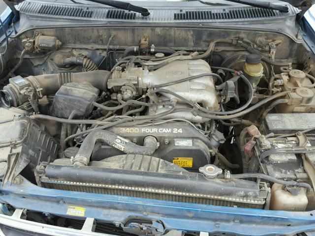 4TAVN52N1VZ264212 - 1997 TOYOTA TACOMA XTR BLUE photo 7