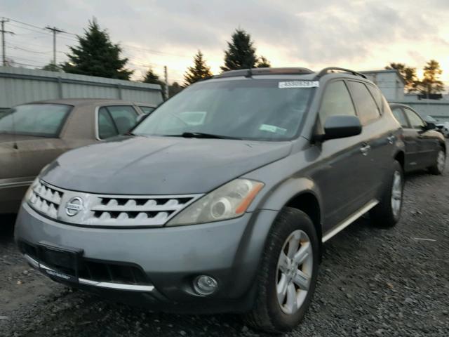 JN8AZ08W36W540276 - 2006 NISSAN MURANO GRAY photo 2