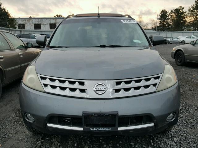 JN8AZ08W36W540276 - 2006 NISSAN MURANO GRAY photo 9