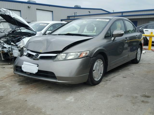 JHMFA36218S002811 - 2008 HONDA CIVIC GRAY photo 2