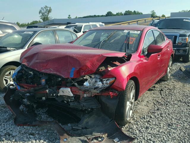 JM1GJ1V56G1475808 - 2016 MAZDA 6 TOURING RED photo 2