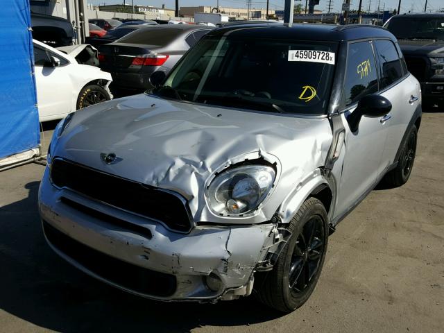 WMWZC3C53DWP21677 - 2013 MINI COOPER S C SILVER photo 2