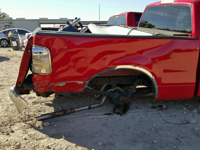 1FTPX12V86NB45680 - 2006 FORD F150 RED photo 9