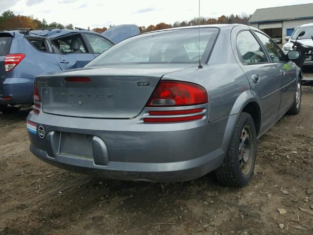 1B3EL46X86N246560 - 2006 DODGE STRATUS SX BLUE photo 4