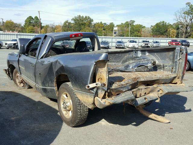 3D7KR26C05G738921 - 2005 DODGE RAM 2500 S GRAY photo 3