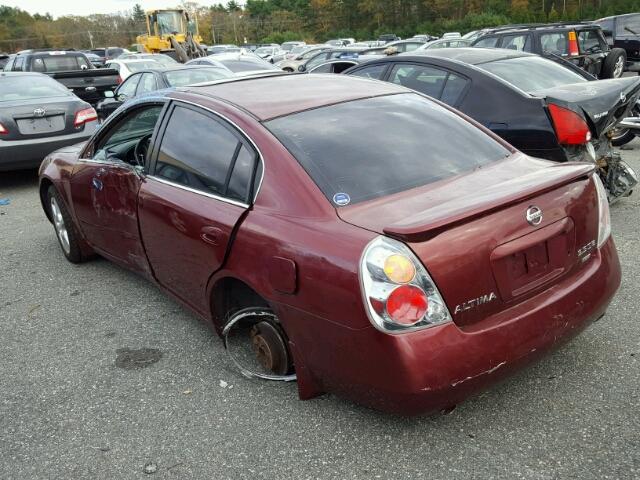 1N4BL11D12C113308 - 2002 NISSAN ALTIMA MAROON photo 3