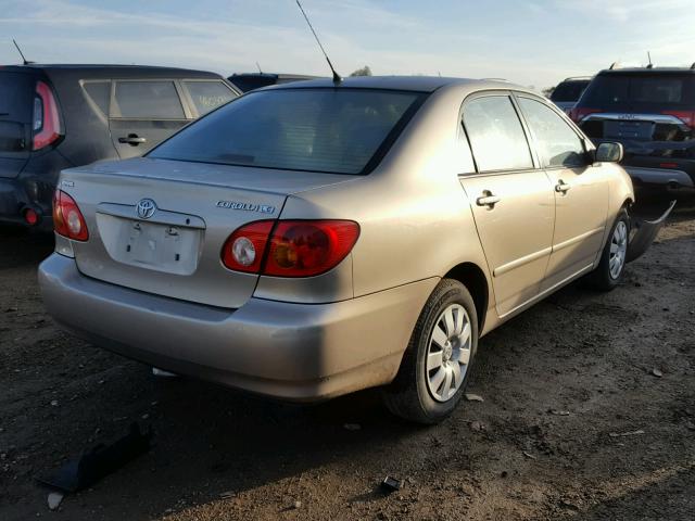 1NXBR32E54Z230846 - 2004 TOYOTA COROLLA GOLD photo 4