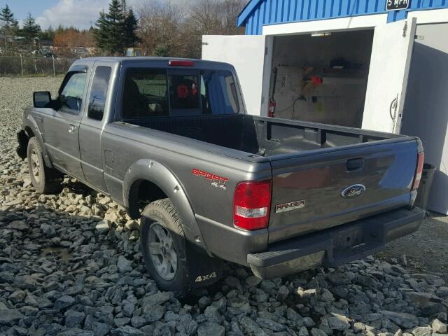 1FTZR45E18PA73017 - 2008 FORD RANGER SUP GRAY photo 3