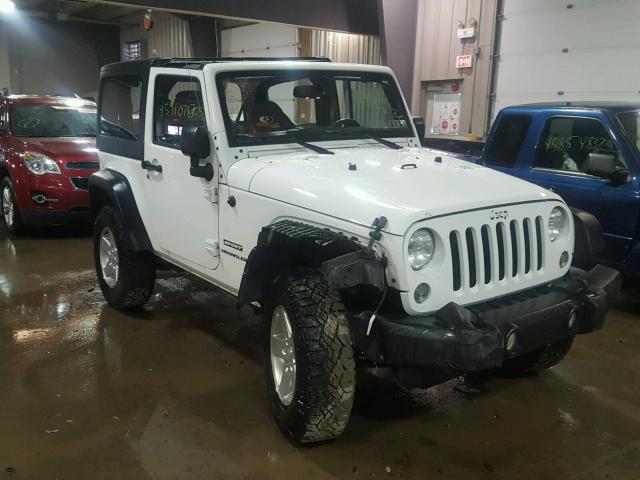 1C4AJWAG2FL518540 - 2015 JEEP WRANGLER S თეთრი ფოტო 1