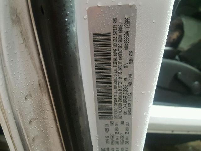 1C4AJWAG2FL518540 - 2015 JEEP WRANGLER S თეთრი ფოტო 10