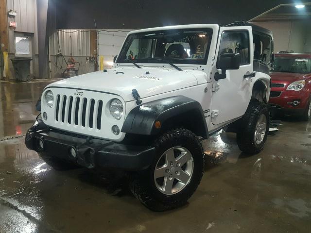 1C4AJWAG2FL518540 - 2015 JEEP WRANGLER S თეთრი ფოტო 2