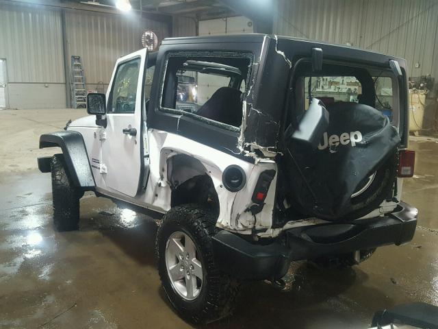 1C4AJWAG2FL518540 - 2015 JEEP WRANGLER S WHITE photo 3