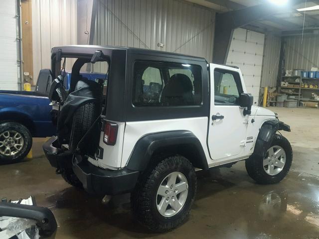 1C4AJWAG2FL518540 - 2015 JEEP WRANGLER S თეთრი ფოტო 4