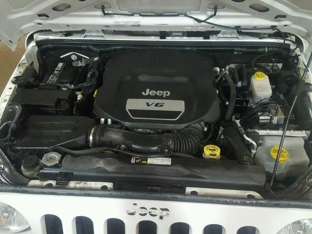 1C4AJWAG2FL518540 - 2015 JEEP WRANGLER S თეთრი ფოტო 7