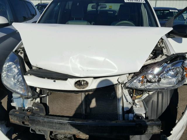 5TDZK23C79S266564 - 2009 TOYOTA SIENNA CE WHITE photo 7