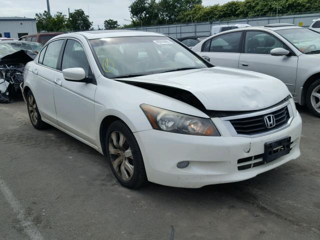 1HGCP36869A021306 - 2009 HONDA ACCORD EXL WHITE photo 1