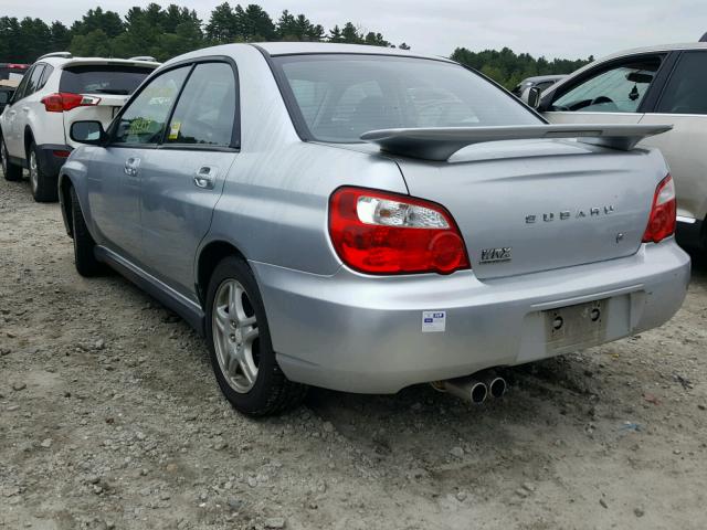 JF1GD29684H509546 - 2004 SUBARU IMPREZA WR SILVER photo 3