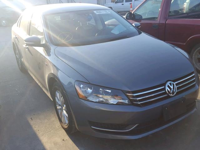 1VWAT7A34FC037005 - 2015 VOLKSWAGEN PASSAT S GRAY photo 1