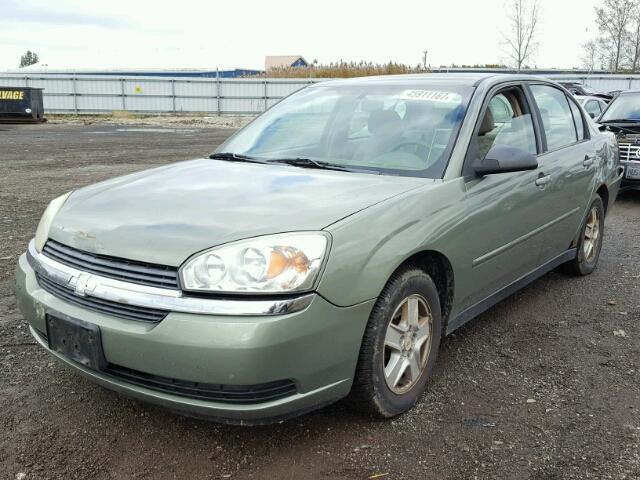 1G1ZT52824F187588 - 2004 CHEVROLET MALIBU LS GREEN photo 2