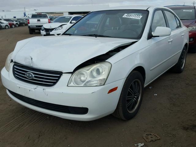 KNAGE123185168142 - 2008 KIA OPTIMA LX WHITE photo 2