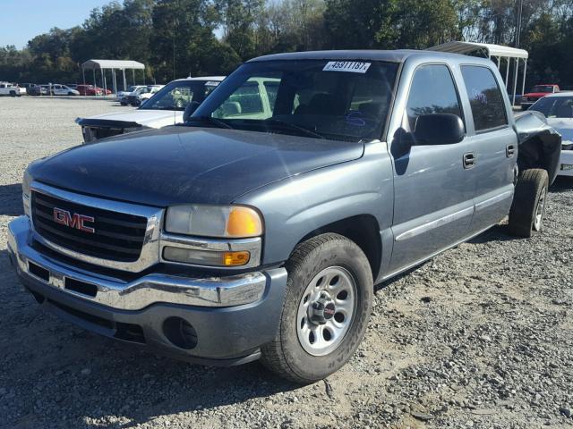 2GTEC13V071127548 - 2007 GMC NEW SIERRA BLUE photo 2