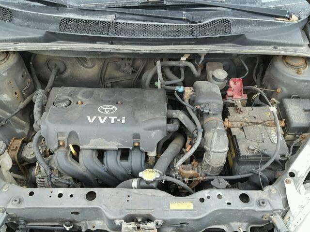 JTDBT123835048351 - 2003 TOYOTA ECHO GRAY photo 7