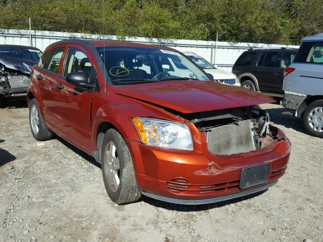 1B3HB48B18D548993 - 2008 DODGE CALIBER SX ORANGE photo 1