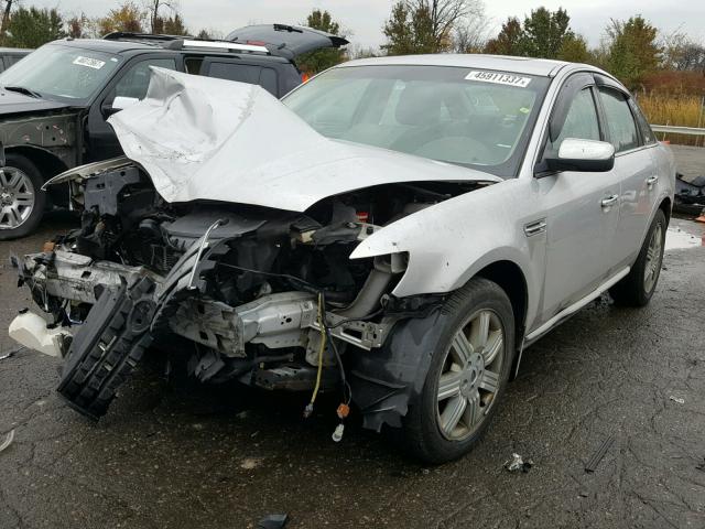 1FAHP28W99G106749 - 2009 FORD TAURUS LIM SILVER photo 2