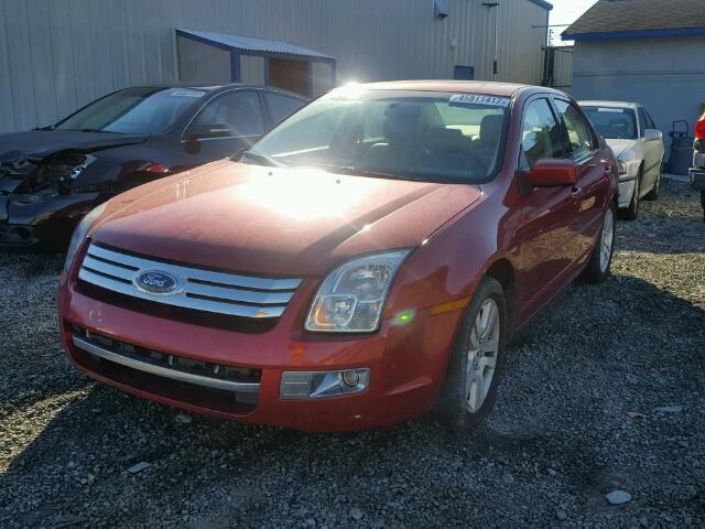 3FAHP08137R141785 - 2007 FORD FUSION RED photo 2