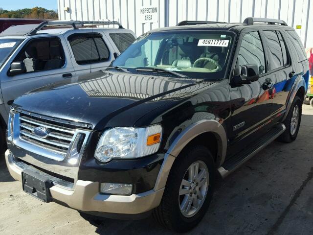 1FMEU74E46UB25640 - 2006 FORD EXPLORER E BLACK photo 2