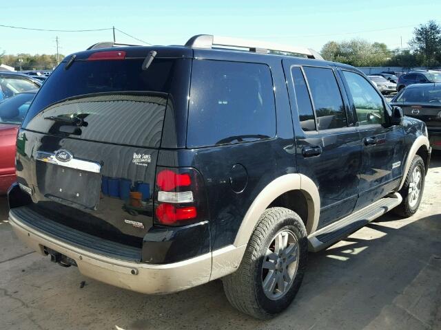 1FMEU74E46UB25640 - 2006 FORD EXPLORER E BLACK photo 4