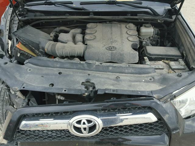 JTEBU5JR9A5032341 - 2010 TOYOTA 4RUNNER SR BLACK photo 7