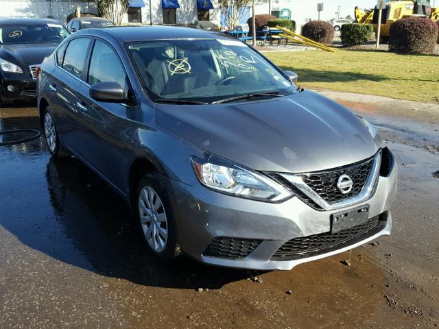 3N1AB7AP5GY265633 - 2016 NISSAN SENTRA S CHARCOAL photo 1