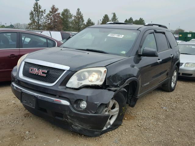 1GKEV13747J103467 - 2007 GMC ACADIA SLE BLACK photo 2