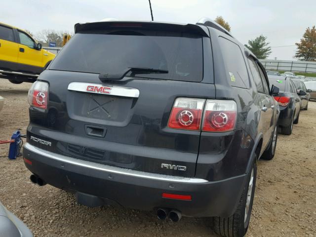 1GKEV13747J103467 - 2007 GMC ACADIA SLE BLACK photo 4