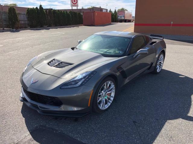 1G1YU2D6XG5604484 - 2016 CHEVROLET CORVETTE GRAY photo 2