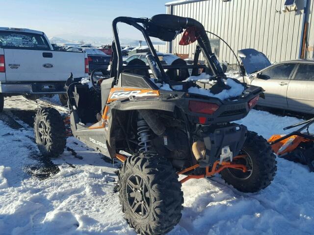 3NSVDE923GF452272 - 2016 POLARIS RZR XP TUR ORANGE photo 3